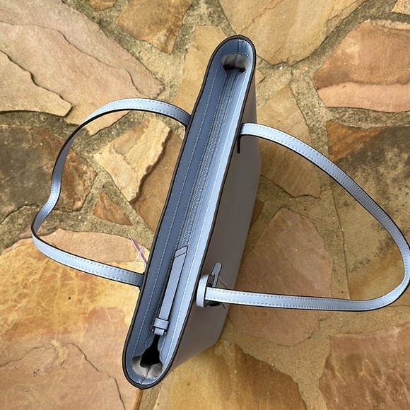 Kate Spade Purse Jana Tote periwinkle blue leather NWT style K8150 - Picture 5 of 8